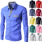 Men's Simple Long Sleeve Shirt
